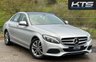 USED 2016 66 MERCEDES-BENZ C-CLASS 2.1 C220d Sport (Premium) Saloon 4dr Diesel 7G-Tronic+ Euro 6 (s/s) (170 ps) *** PAN ROOF, MERC HISTORY, 2 KEYS ***