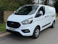 USED 2020 20 FORD TRANSIT CUSTOM 2.0 320 EcoBlue Trend Euro 6 (130 ps) L2 H1 LWB PANEL VAN CHUBB LOCKS+A/C+ROOF RACK+