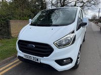 USED 2020 20 FORD TRANSIT CUSTOM 2.0 320 EcoBlue Trend Euro 6 (130 ps) L2 H1 LWB PANEL VAN CHUBB LOCKS+A/C+ROOF RACK+