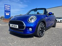 USED 2018 18 MINI CONVERTIBLE 1.5 Cooper Convertible 2dr Petrol Manual Euro 6 (s/s) (136 ps) FULL LEATHER* SAT NAV* CRUISE CONTROL WITH SPEED LIMITER* FRONT HEATED SEATS* PARK PILOT* DUAL CLIMATE CONTROL* SPORT AND GREEN MODES* FRONT ARM REST* AUTO START/ STOP* AIR CON* DAB*