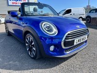 USED 2018 18 MINI CONVERTIBLE 1.5 Cooper Convertible 2dr Petrol Manual Euro 6 (s/s) (136 ps) FULL LEATHER* SAT NAV* CRUISE CONTROL WITH SPEED LIMITER* FRONT HEATED SEATS* PARK PILOT* DUAL CLIMATE CONTROL* SPORT AND GREEN MODES* FRONT ARM REST* AUTO START/ STOP* AIR CON* DAB*