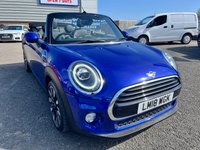 USED 2018 18 MINI CONVERTIBLE 1.5 Cooper Convertible 2dr Petrol Manual Euro 6 (s/s) (136 ps) FULL LEATHER* SAT NAV* CRUISE CONTROL WITH SPEED LIMITER* FRONT HEATED SEATS* PARK PILOT* DUAL CLIMATE CONTROL* SPORT AND GREEN MODES* FRONT ARM REST* AUTO START/ STOP* AIR CON* DAB*