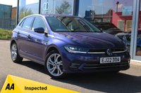 USED 2022 22 VOLKSWAGEN POLO 1.0 TSI Style Hatchback 5dr Petrol Manual Euro 6 (s/s) (95 ps) - EURO 6 - ULEZ, DISCOVER NAV, HTD/ALCANTARA, DIGITAL COCKPIT, P/SENSORS, LEDS, 17" ALLOYS, ACC/LDW, APPLE/ANDROID CARPLAY, DAB & BLUETOOTH