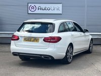USED 2016 66 MERCEDES-BENZ C-CLASS 2.0 C350e 6.4kWh Sport (Premium Plus) Estate 5dr Petrol Plug-in Hybrid G-Tronic+ Euro 6 (s/s) 18in Alloy (293 ps) PAN SUNROOF + CAMERA + SAT NAV