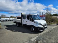 USED 2022 22 IVECO DAILY 35C14B AUTO LWB CREW CAB DROPSIDE PICKUP ULEZ FREE ZONE 