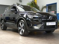 USED 2023 72 VOLVO XC40 Recharge 69kWh Plus SUV 5dr Electric Auto (231 ps) SAT NAV HEATED SEATS HEATED STEERING WHEEL REAR VIEW CAMERA CRUISE CONTROL PARKING SENSORS LOW MILEAGE 1 OWNER WARRANTY