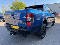 USED 2023 23 FORD RANGER 2.0 EcoBlue Wildtrak Pickup Double Cab 4dr Diesel Auto 4WD Euro 6 (s/s) (213 ps) 1 owner, STORMTRAK in BLUE LIGHTNING METALLIC, ELECTRIC ROLLER SHUTTER, FULL LEATHER SEATS, TOW BAR, PRICE PLUS VAT.