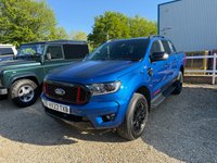 USED 2023 23 FORD RANGER 2.0 EcoBlue Wildtrak Pickup Double Cab 4dr Diesel Auto 4WD Euro 6 (s/s) (213 ps) 1 owner, STORMTRAK in BLUE LIGHTNING METALLIC, ELECTRIC ROLLER SHUTTER, FULL LEATHER SEATS, TOW BAR, PRICE PLUS VAT.