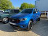 USED 2023 23 FORD RANGER 2.0 EcoBlue Wildtrak Pickup Double Cab 4dr Diesel Auto 4WD Euro 6 (s/s) (213 ps) 1 owner, STORMTRAK in BLUE LIGHTNING METALLIC, ELECTRIC ROLLER SHUTTER, FULL LEATHER SEATS, TOW BAR, PRICE PLUS VAT.