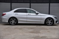 USED 2017 17 MERCEDES-BENZ C-CLASS 2.1 C220d AMG Line Saloon 4dr Diesel G-Tronic+ Euro 6 (s/s) (170 ps) ULEZ Free | 2 Keys | Service History | Satellite Navigation | Full Black Leather Interior | Front & Rear Park Assist | Front Automatic Seats | Privacy Glass | Alloy Wheels | MOT Valid