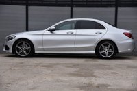 USED 2017 17 MERCEDES-BENZ C-CLASS 2.1 C220d AMG Line Saloon 4dr Diesel G-Tronic+ Euro 6 (s/s) (170 ps) ULEZ Free | 2 Keys | Service History | Satellite Navigation | Full Black Leather Interior | Front & Rear Park Assist | Front Automatic Seats | Privacy Glass | Alloy Wheels | MOT Valid