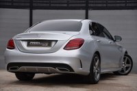 USED 2017 17 MERCEDES-BENZ C-CLASS 2.1 C220d AMG Line Saloon 4dr Diesel G-Tronic+ Euro 6 (s/s) (170 ps) ULEZ Free | 2 Keys | Service History | Satellite Navigation | Full Black Leather Interior | Front & Rear Park Assist | Front Automatic Seats | Privacy Glass | Alloy Wheels | MOT Valid