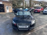USED 2009 59 AUDI TT 2.0 TDI Roadster 2dr Diesel Manual quattro Euro 4 (170 ps) GREAT VALUE 2 OWNER CONVERTIBLE