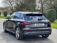 USED 2024 24 AUDI A3 1.5 TFSI 35 Black Edition Sportback 5dr Petrol S Tronic Euro 6 (s/s) (150 ps) 