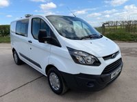 USED 2018 67 FORD TRANSIT CUSTOM 2.0 TDCi 310 6 SEATER CREW CAB Manual L1 H1 (167 g/km, 104 bhp) ** AIR-CON ~ FULL HISTORY **