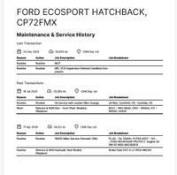 USED 2023 72 FORD ECOSPORT 1.0T EcoBoost GPF ST-Line SUV 5dr Petrol Manual Euro 6 (s/s) (125 ps) MAIN DEALER SERVICE HISTORY