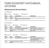 USED 2023 72 FORD ECOSPORT 1.0T EcoBoost GPF ST-Line SUV 5dr Petrol Manual Euro 6 (s/s) (125 ps) MAIN DEALER SERVICE HISTORY