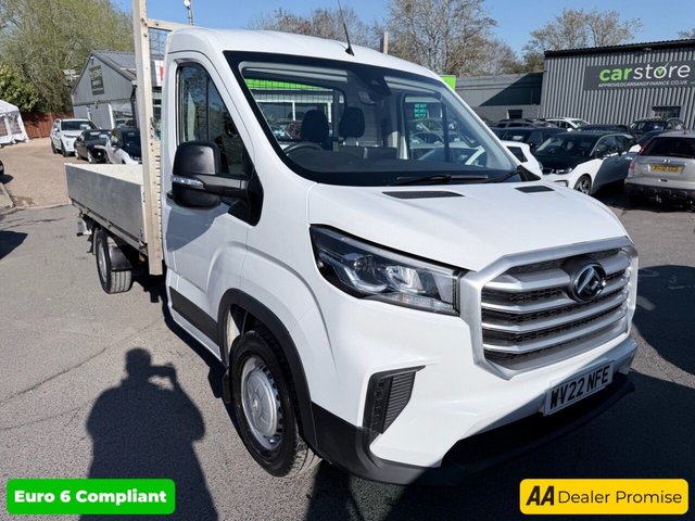View our Maxus Deliver 9 White Euro 6 Dropside, 26,200 miles, ULEZ compliant, 6-Speed manual, Air Conditioning, Bluetooth, Cruise, dual passenger seat. Plus VAT @ 20%!