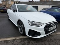 USED 2019 69 AUDI A4 2.0 TFSI 35 Black Edition Saloon 4dr Petrol S Tronic Euro 6 (s/s) (150 ps) 