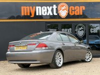 USED 2003 52 BMW 7 SERIES 4.4 745i V8 Saloon 4dr Petrol Auto Euro 3 (333 ps) ELECTRIC GLASS SUNROOF + NASCA BLACK LEATHER SEATS + 2 KEYS + FINISHED IN STERLING GREY + TV FUNCTION + REAR COMFORT SEATS + HEATED REAR SEATS + FRONT COMFORT SEATS + AUTOMATIC BOOT LID + ICONIC E65 + LOW MILEAGE + ONLY 49K FULL BMW SERVICE HISTORY + PART EXCHANGE WELCOME