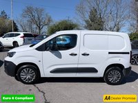USED 2022 72 PEUGEOT PARTNER White 1.5 BlueHDi Euro 6 panel van, 47,000 miles, ULEZ compliant, 5-Speed manual, A/C, Bluetooth, Cruise, Sat nav, Rear sensors. Plus VAT @ 20%! This 2022 Peugeot Partner van boasts a full service history at 1K, 23K, AND 42K, with its last service completed on 15th July 2026 at 42,022 miles, and will come with a 12 month MOT for your peace of mind. This BlueHDi 1000 Professional Premium Standard Panel Van SWB is powered by an efficient 1.5 litre diesel engine, meeting Euro 6 emissions standards. Inside, you'll find the innovative PEUGEOT i-Cockpit featuring a head up display and compact steering wheel, alongside an 8in capacitive colour