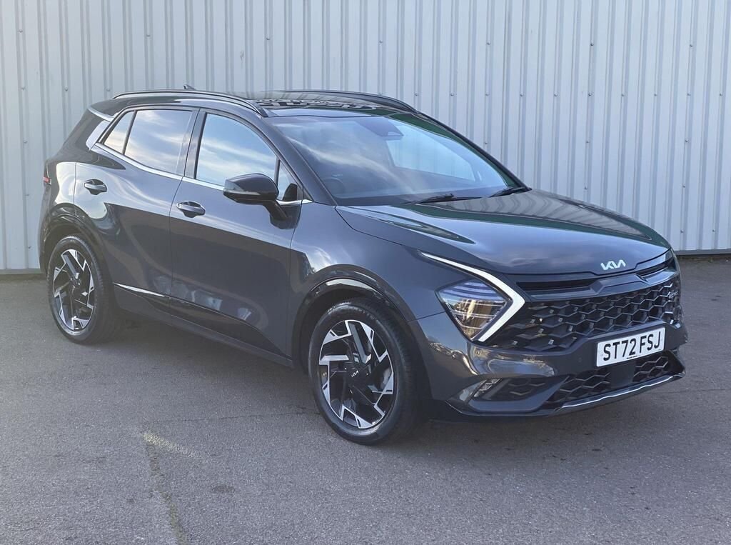 USED 2023 72 KIA SPORTAGE 1.6 T-GDi MHEV GT-Line S SUV 5dr Petrol Hybrid DCT AWD Euro 6 (s/s) (148 bhp) PANROOF+F/R SENSORS+CAMERA+H&K