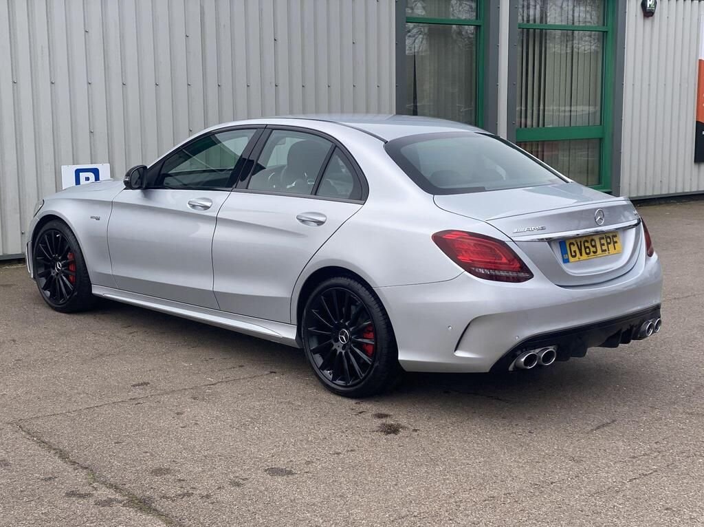 USED 2019 69 MERCEDES-BENZ C-CLASS 3.0 C43 V6 AMG (Premium) Saloon 4dr Petrol G-Tronic+ 4MATIC Euro 6 (s/s) (390 ps) COMAND SATNAV+PARK ASSIST+FSH