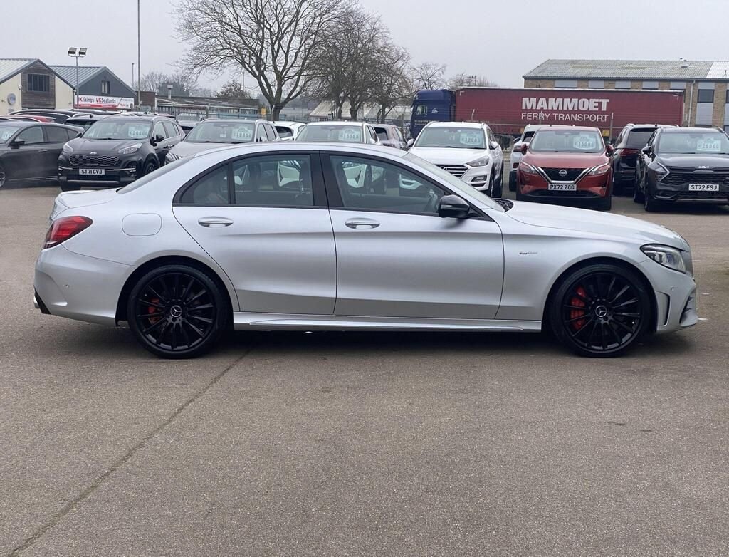 USED 2019 69 MERCEDES-BENZ C-CLASS 3.0 C43 V6 AMG (Premium) Saloon 4dr Petrol G-Tronic+ 4MATIC Euro 6 (s/s) (390 ps) COMAND SATNAV+PARK ASSIST+FSH