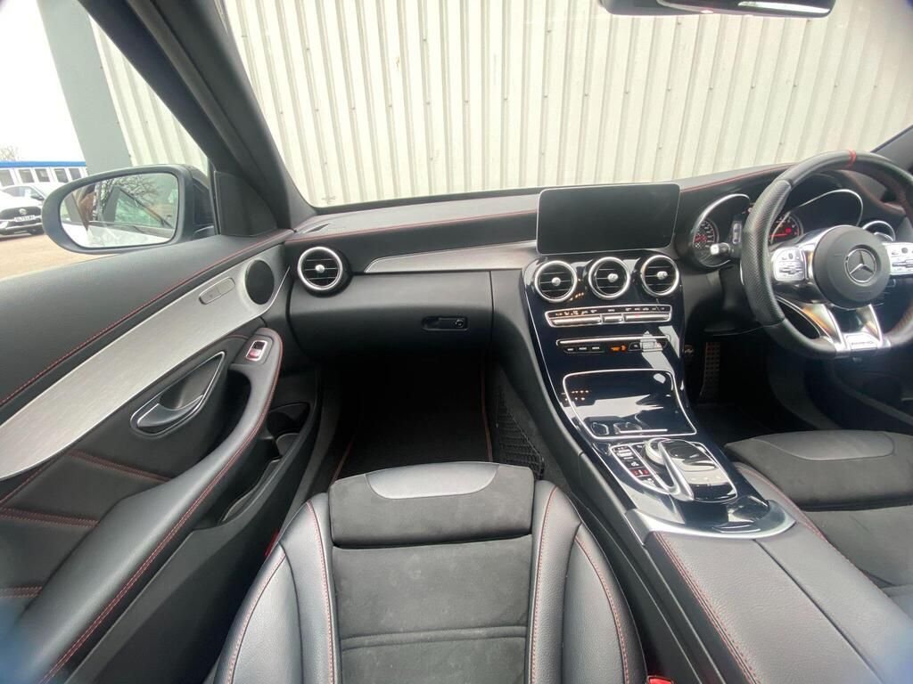 USED 2019 69 MERCEDES-BENZ C-CLASS 3.0 C43 V6 AMG (Premium) Saloon 4dr Petrol G-Tronic+ 4MATIC Euro 6 (s/s) (390 ps) COMAND SATNAV+PARK ASSIST+FSH