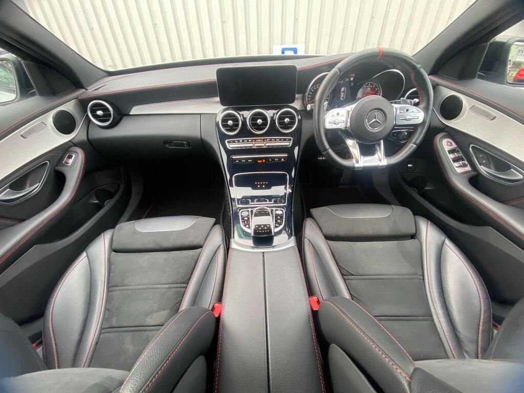 USED 2019 69 MERCEDES-BENZ C-CLASS 3.0 C43 V6 AMG (Premium) Saloon 4dr Petrol G-Tronic+ 4MATIC Euro 6 (s/s) (390 ps) COMAND SATNAV+PARK ASSIST+FSH