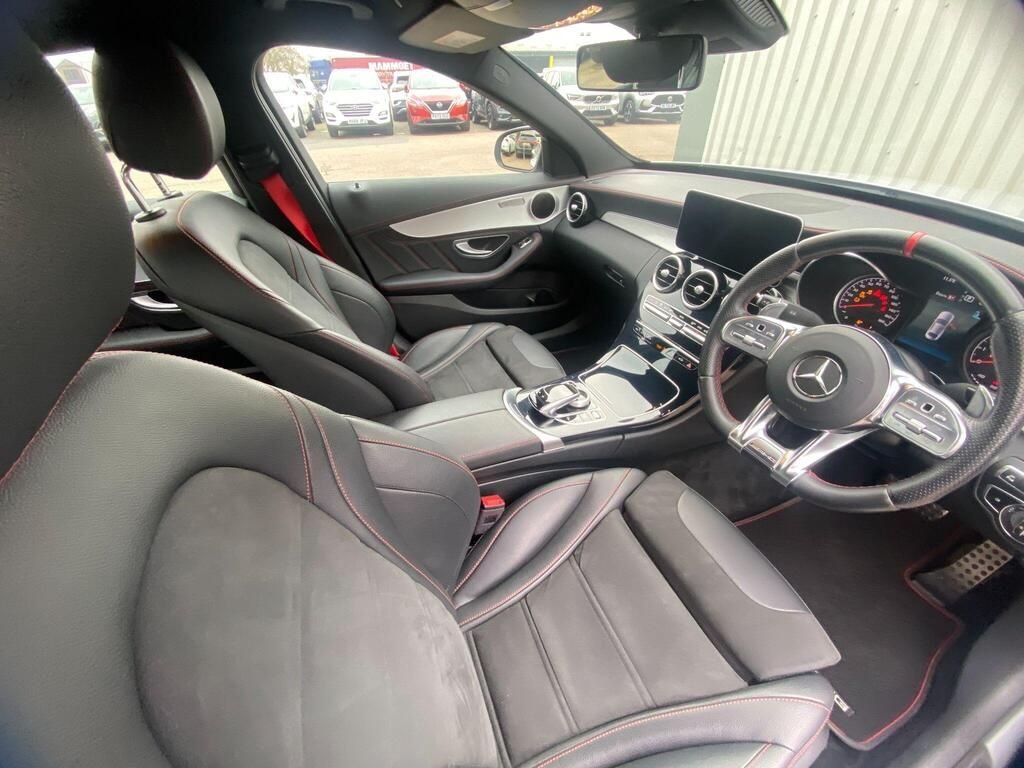 USED 2019 69 MERCEDES-BENZ C-CLASS 3.0 C43 V6 AMG (Premium) Saloon 4dr Petrol G-Tronic+ 4MATIC Euro 6 (s/s) (390 ps) COMAND SATNAV+PARK ASSIST+FSH