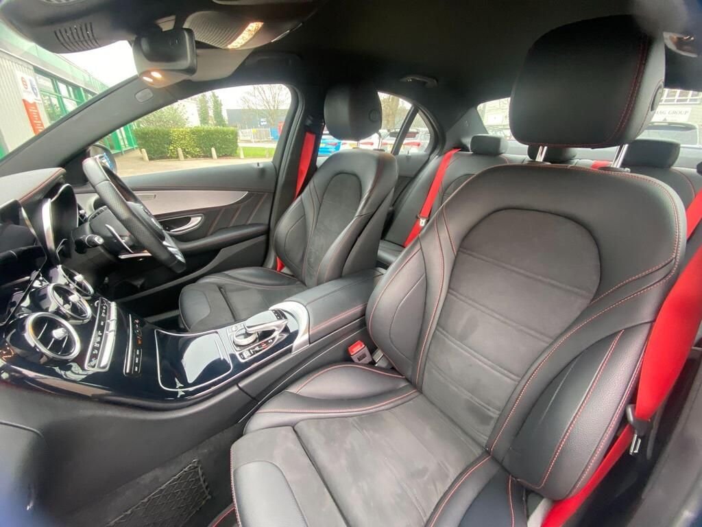 USED 2019 69 MERCEDES-BENZ C-CLASS 3.0 C43 V6 AMG (Premium) Saloon 4dr Petrol G-Tronic+ 4MATIC Euro 6 (s/s) (390 ps) COMAND SATNAV+PARK ASSIST+FSH