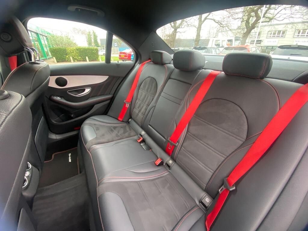 USED 2019 69 MERCEDES-BENZ C-CLASS 3.0 C43 V6 AMG (Premium) Saloon 4dr Petrol G-Tronic+ 4MATIC Euro 6 (s/s) (390 ps) COMAND SATNAV+PARK ASSIST+FSH