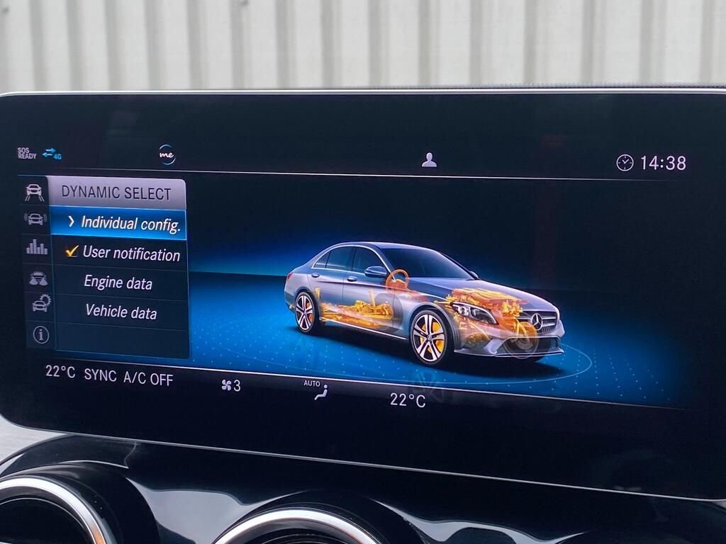 USED 2019 69 MERCEDES-BENZ C-CLASS 3.0 C43 V6 AMG (Premium) Saloon 4dr Petrol G-Tronic+ 4MATIC Euro 6 (s/s) (390 ps) COMAND SATNAV+PARK ASSIST+FSH