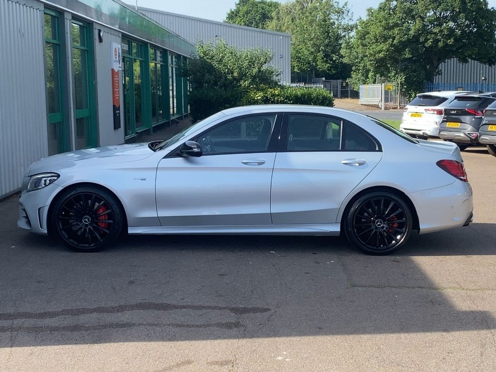 USED 2019 69 MERCEDES-BENZ C-CLASS 3.0 C43 V6 AMG (Premium) Saloon 4dr Petrol G-Tronic+ 4MATIC Euro 6 (s/s) (390 ps) COMAND SATNAV+PARK ASSIST+FSH