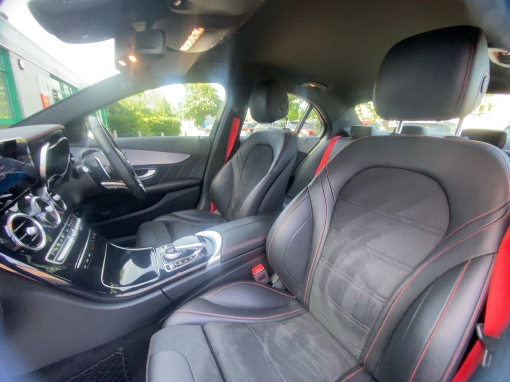 USED 2019 69 MERCEDES-BENZ C-CLASS 3.0 C43 V6 AMG (Premium) Saloon 4dr Petrol G-Tronic+ 4MATIC Euro 6 (s/s) (390 ps) COMAND SATNAV+PARK ASSIST+FSH