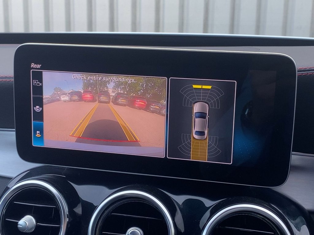 USED 2019 69 MERCEDES-BENZ C-CLASS 3.0 C43 V6 AMG (Premium) Saloon 4dr Petrol G-Tronic+ 4MATIC Euro 6 (s/s) (390 ps) COMAND SATNAV+PARK ASSIST+FSH