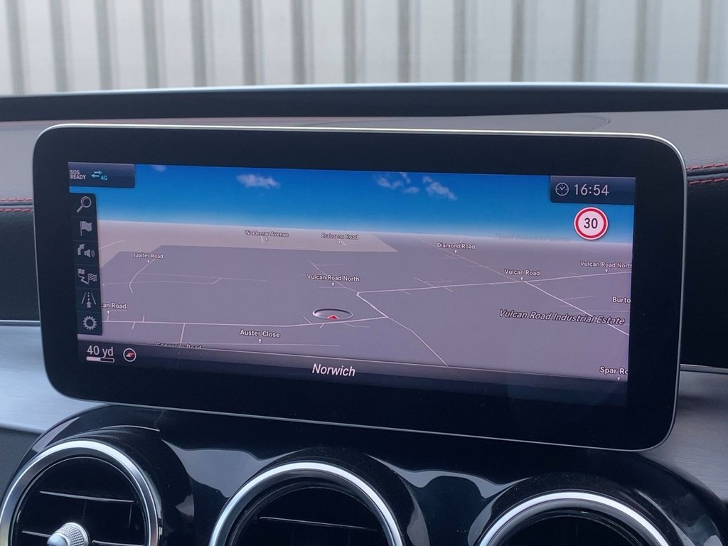 USED 2019 69 MERCEDES-BENZ C-CLASS 3.0 C43 V6 AMG (Premium) Saloon 4dr Petrol G-Tronic+ 4MATIC Euro 6 (s/s) (390 ps) COMAND SATNAV+PARK ASSIST+FSH
