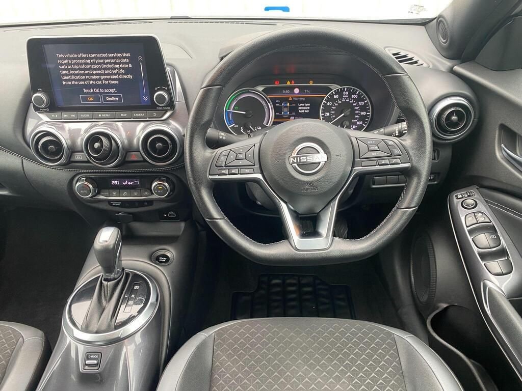 USED 2023 23 NISSAN JUKE 1.6 N-Connecta SUV 5dr Petrol Hybrid Auto Euro 6 (143 ps) CARPLAY+SATNAV+F/R/SENSORS+FSH