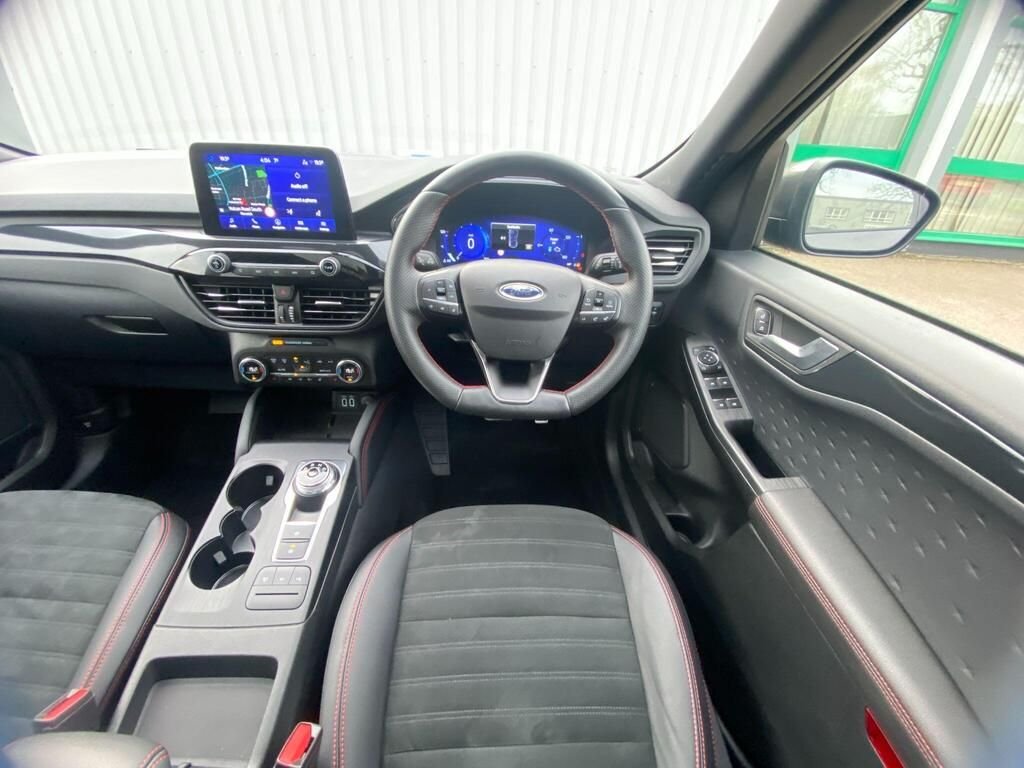 USED 2021 21 FORD KUGA 2.5 EcoBoost Duratec 14.4kWh ST-Line X SUV 5dr Petrol Plug-in Hybrid CVT Euro 6 (s/s) (225 ps) PANROOF+B&O+SAT NAV+FSH+1OWNER