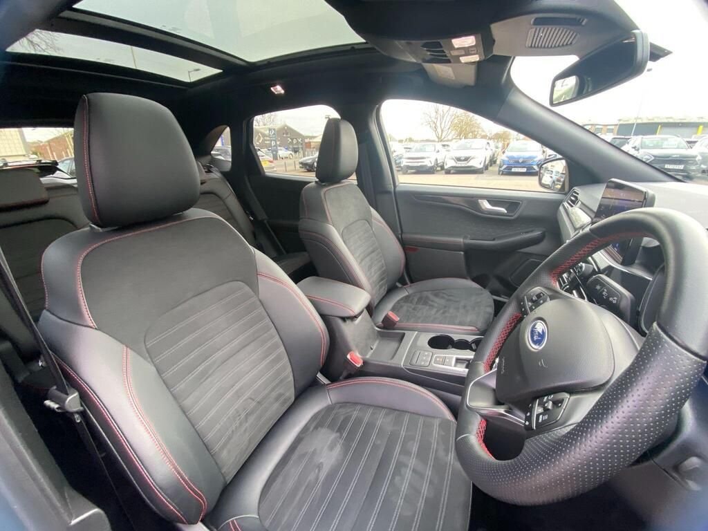 USED 2021 21 FORD KUGA 2.5 EcoBoost Duratec 14.4kWh ST-Line X SUV 5dr Petrol Plug-in Hybrid CVT Euro 6 (s/s) (225 ps) PANROOF+B&O+SAT NAV+FSH+1OWNER