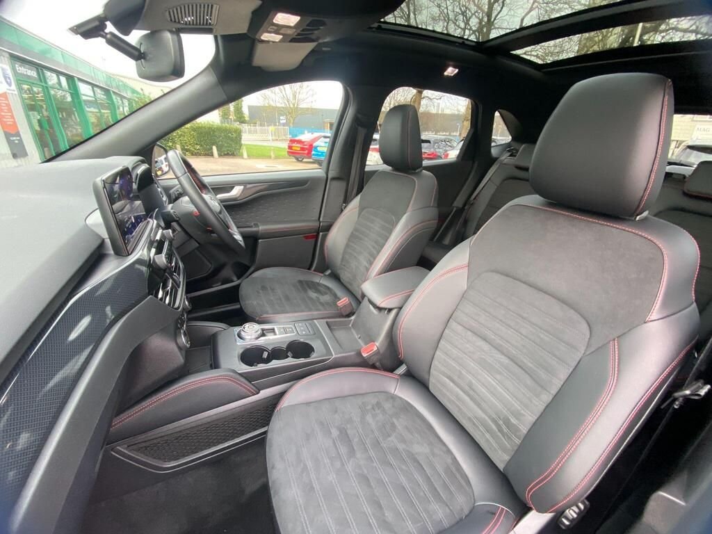 USED 2021 21 FORD KUGA 2.5 EcoBoost Duratec 14.4kWh ST-Line X SUV 5dr Petrol Plug-in Hybrid CVT Euro 6 (s/s) (225 ps) PANROOF+B&O+SAT NAV+FSH+1OWNER