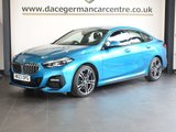 USED 2023 23 BMW 2 SERIES GRAN COUPE 2.0 218d M Sport Saloon 4dr Diesel Auto Euro 6 (s/s) (150 ps) HIGH QUALITY BMW IN A HEAD TURNING COLOUR COMBINATION - 1 OWNER FROM NEW, COMES WITH A FULL SERVICE HISTORY + VIRTUAL COCKPIT DIGITAL DASH DISPLAY + SATELLITE NAVIGATION + APPLE CARPLAY / ANDROID AUTO + ENHANCED BLUETOOTH PHONE PREPARATION WITH USB AUDI INTERFACE AND VOICE CONTROL + APPS CONTROL + DAB DIGITAL RADIO + CRUISE CONTROL + FRONT AND REAR PARKING SENSORS + DUAL ZONE CLIMATE CONTROL + AIR CONDITIONING + AUTOMATIC LED HEADLIGHTS + KEYLESS START + HILL HOLD START ASSIST + ECO STOP START S