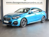USED 2023 23 BMW 2 SERIES GRAN COUPE 2.0 218d M Sport Saloon 4dr Diesel Auto Euro 6 (s/s) (150 ps) HIGH QUALITY BMW IN A HEAD TURNING COLOUR COMBINATION - 1 OWNER FROM NEW, COMES WITH A FULL SERVICE HISTORY + VIRTUAL COCKPIT DIGITAL DASH DISPLAY + SATELLITE NAVIGATION + APPLE CARPLAY / ANDROID AUTO + ENHANCED BLUETOOTH PHONE PREPARATION WITH USB AUDI INTERFACE AND VOICE CONTROL + APPS CONTROL + DAB DIGITAL RADIO + CRUISE CONTROL + FRONT AND REAR PARKING SENSORS + DUAL ZONE CLIMATE CONTROL + AIR CONDITIONING + AUTOMATIC LED HEADLIGHTS + KEYLESS START + HILL HOLD START ASSIST + ECO STOP START S