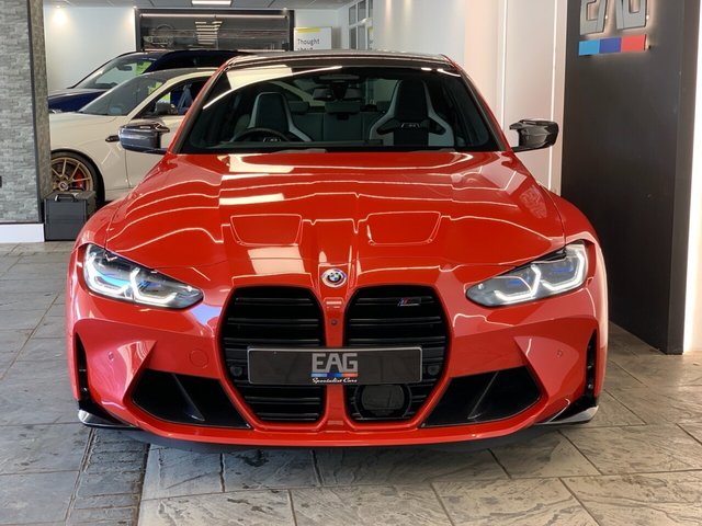 USED 2023 23 BMW M3 3.0 BiTurbo Competition Saloon 4dr Petrol Steptronic M xDrive Euro 6 (s/s) (510 ps) 1 OWNER | BMW ULTIMATE PACK