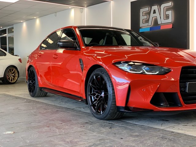 USED 2023 23 BMW M3 3.0 BiTurbo Competition Saloon 4dr Petrol Steptronic M xDrive Euro 6 (s/s) (510 ps) 1 OWNER | BMW ULTIMATE PACK