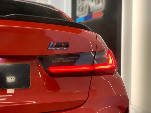 USED 2023 23 BMW M3 3.0 BiTurbo Competition Saloon 4dr Petrol Steptronic M xDrive Euro 6 (s/s) (510 ps) 1 OWNER | BMW ULTIMATE PACK