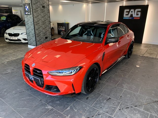 USED 2023 23 BMW M3 3.0 BiTurbo Competition Saloon 4dr Petrol Steptronic M xDrive Euro 6 (s/s) (510 ps) 1 OWNER | BMW ULTIMATE PACK