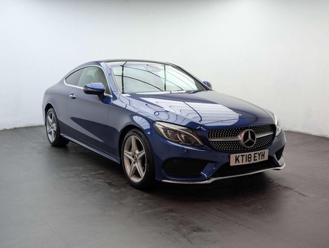 USED 2018 18 MERCEDES-BENZ C-CLASS 2.1 C 220 AMG Line Premium+ D Auto 2dr CLICK & COLLECT/ HOME DELIVERY