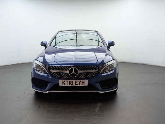 USED 2018 18 MERCEDES-BENZ C-CLASS 2.1 C 220 AMG Line Premium+ D Auto 2dr CLICK & COLLECT/ HOME DELIVERY